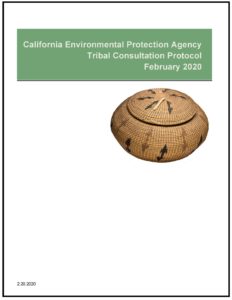 CalEPA Tribal Consultation Protocol Document Graphic