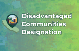 graphic identifying disadvantaged communities designation