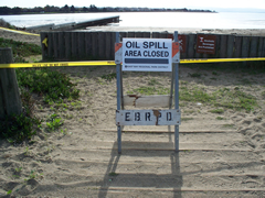 Oil Spill Area Closed
