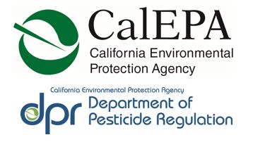Logos for CalEPA and DPR