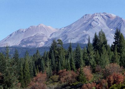 Mt . Shasta during 1992 drought